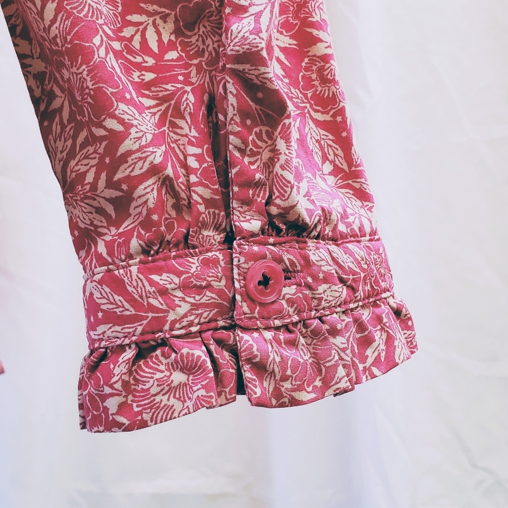JOULES "Penelope" Pintuck Floral Blouse - Picture 6 of 7